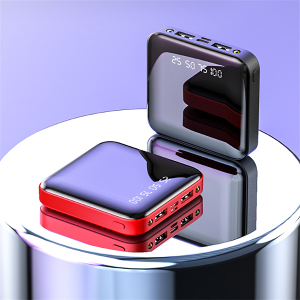Mirror Surface Power Bank 10000mAh Mini Charger