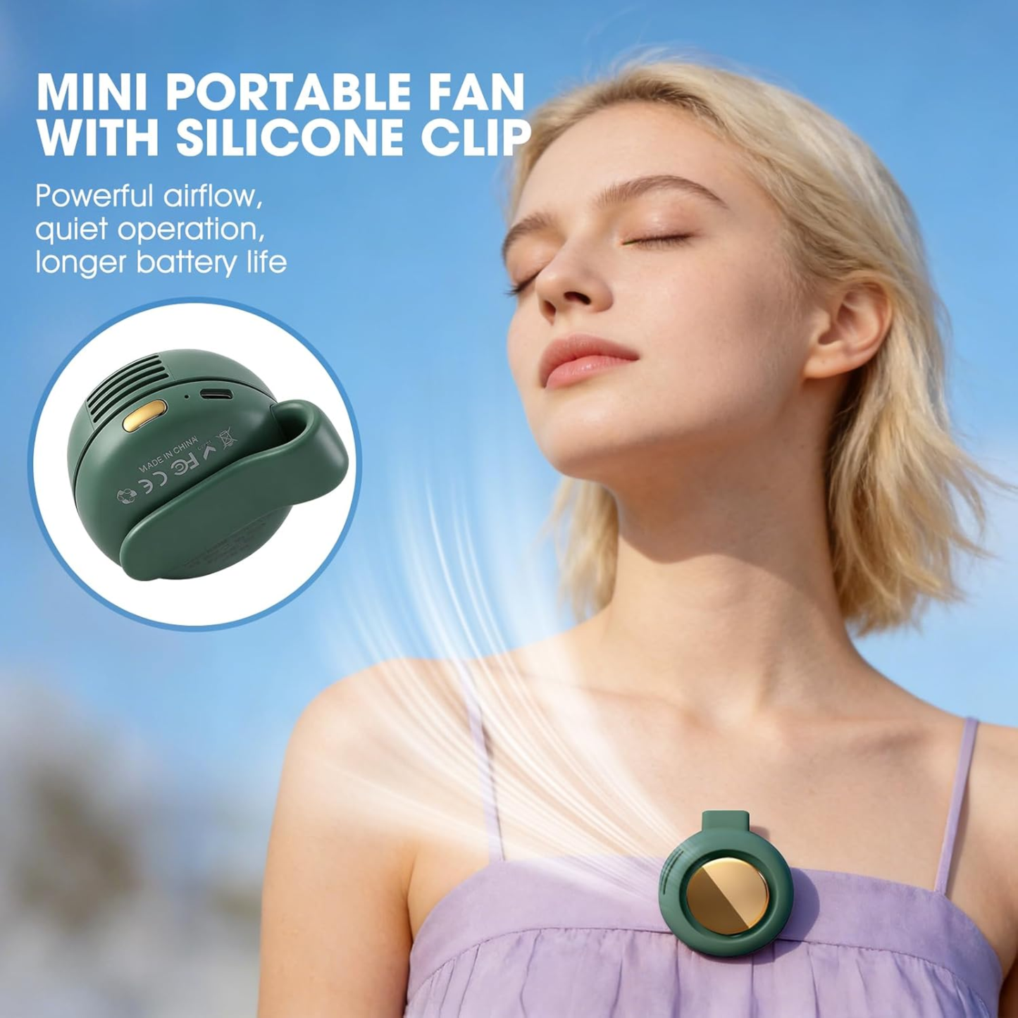 Rechargeable Portable Mini Fan