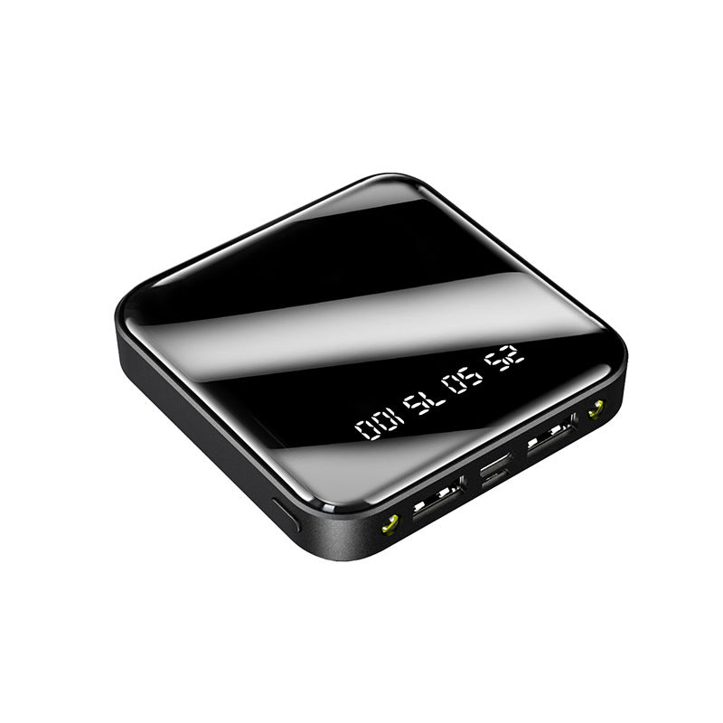 Mirror Surface Power Bank 10000mAh Mini Charger